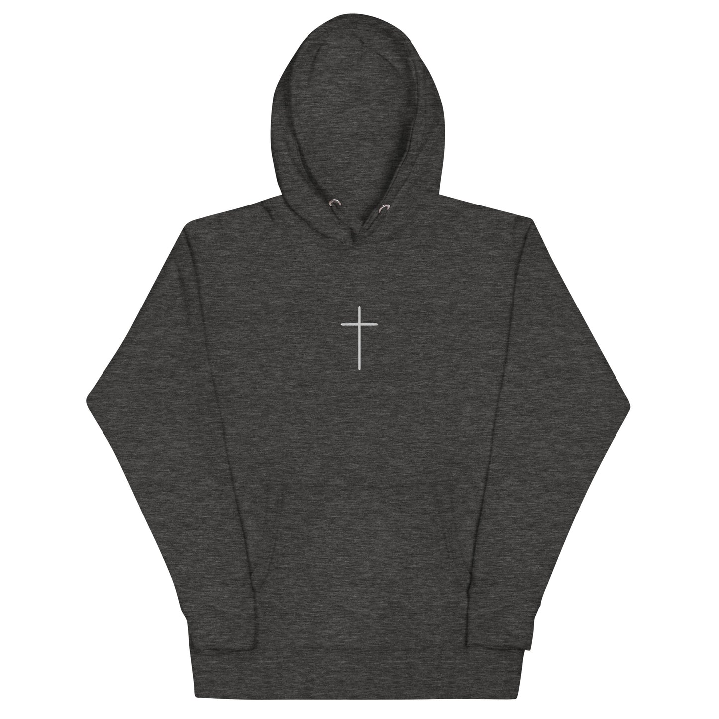 Embroidered Cross Hoodie