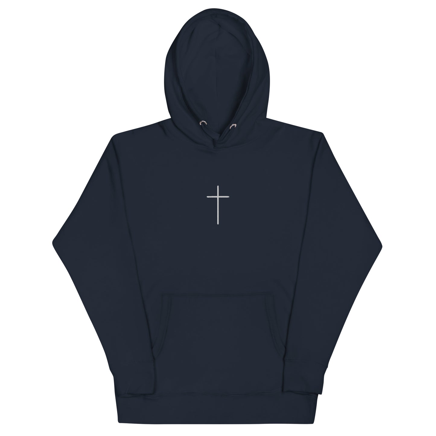Embroidered Cross Hoodie