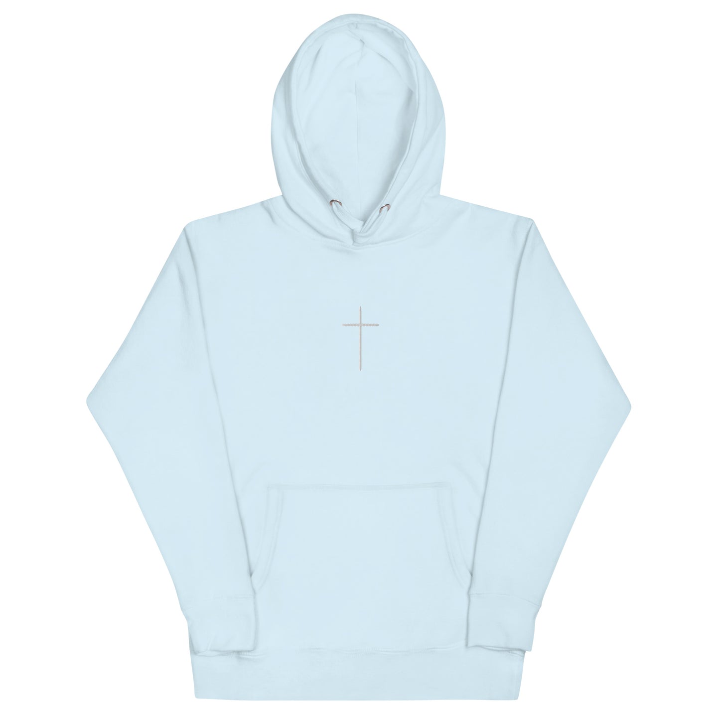 Embroidered Cross Hoodie