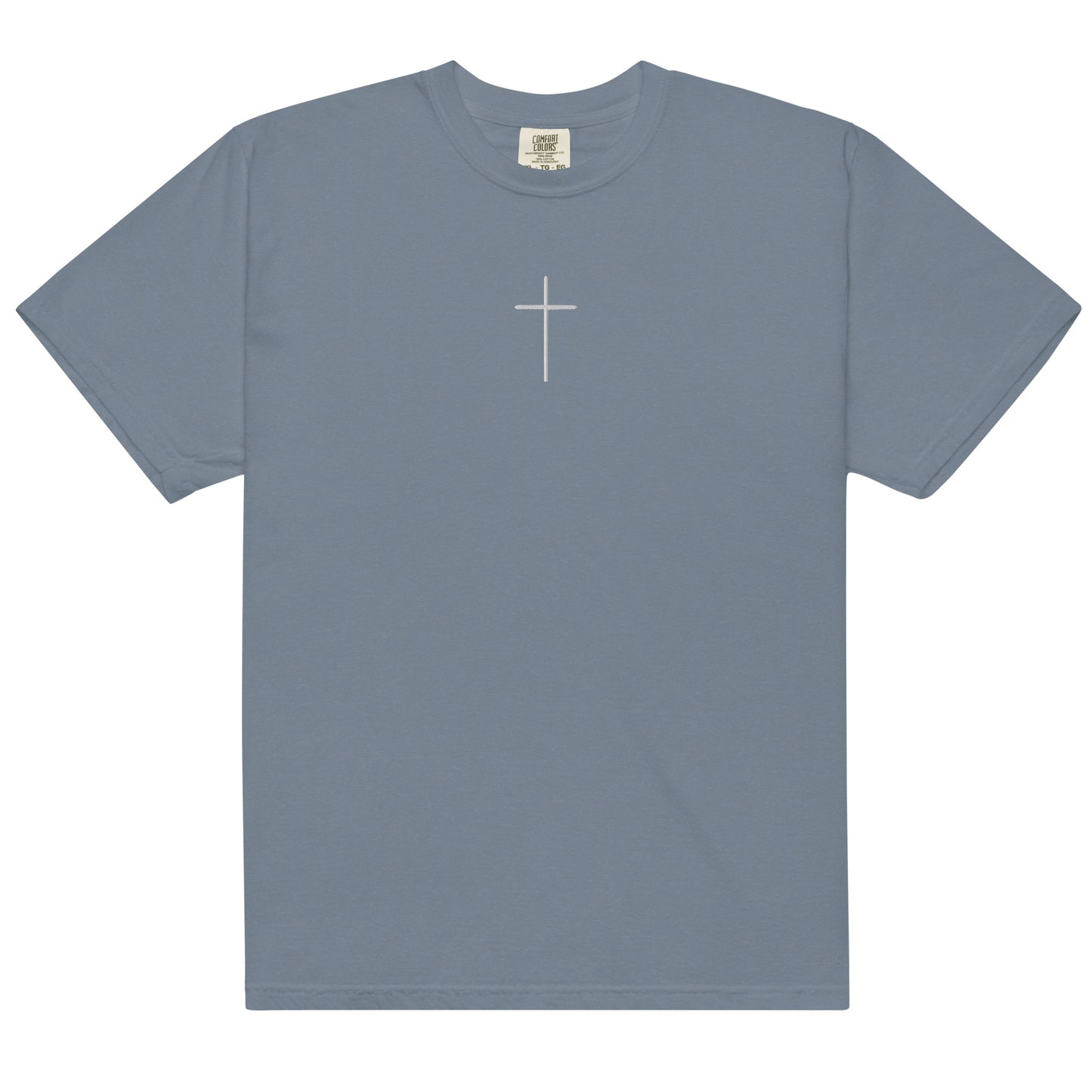 Embroidered Comfort Colors Cross T-shirt