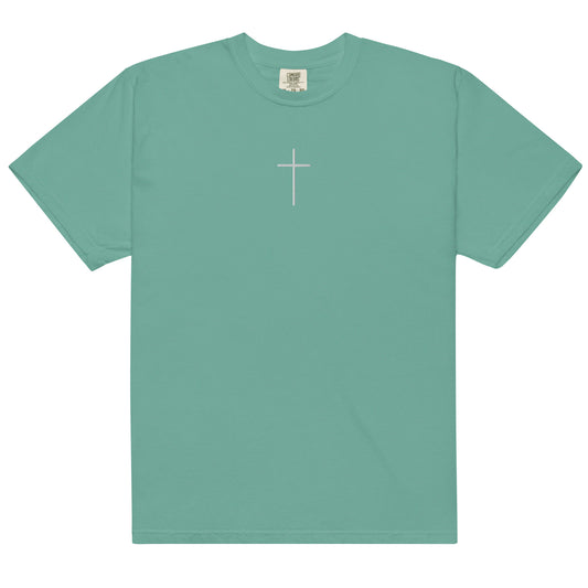 Embroidered Comfort Colors Cross T-shirt
